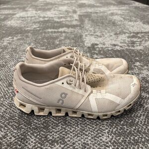 On Running Cloud 6 White Athletic Running Shoes Womens U.S. 7.5